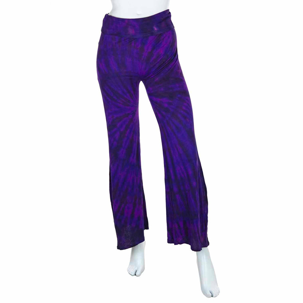 Tie Dye Flared Trousers-Siesta Crafts