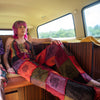 Block Print Patch Jersey Trousers-Siesta Crafts