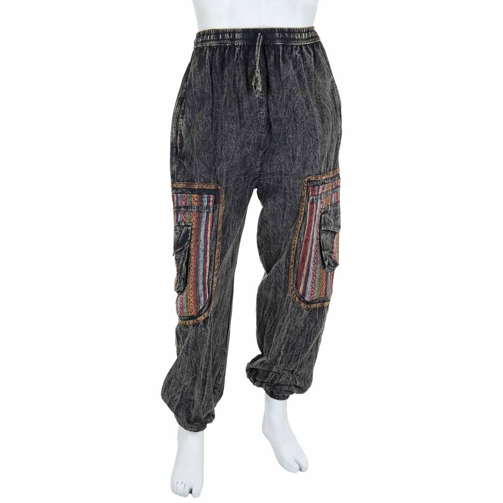 Stonewash Gheri Pocket Trousers-Siesta Crafts