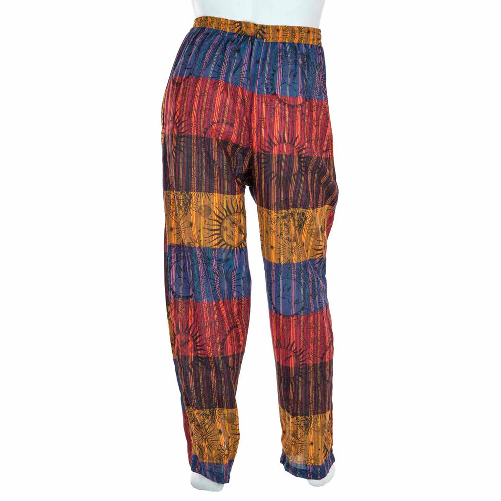 Solar Stripe Straight Trousers-Siesta Crafts