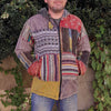 Stonewash Patch Print Jacket-Siesta Crafts