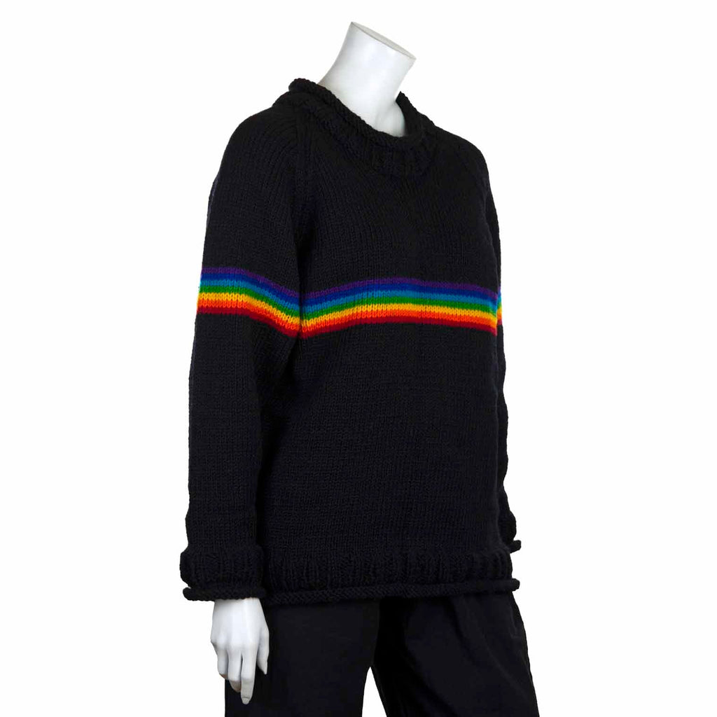 Rainbow Stripe Jumper-Siesta Crafts
