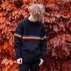 Rainbow Stripe Jumper-Siesta Crafts