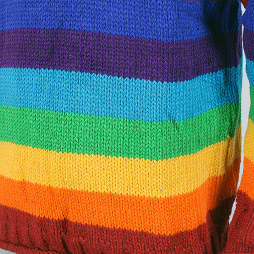 Rainbow Stripy Jumper-Siesta Crafts