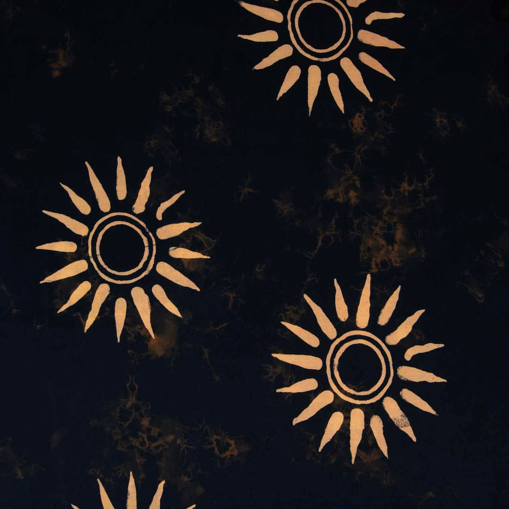 Black Sun Button Skirt-Siesta Crafts