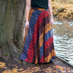 Solar Stripe Wrap Skirt-Siesta Crafts