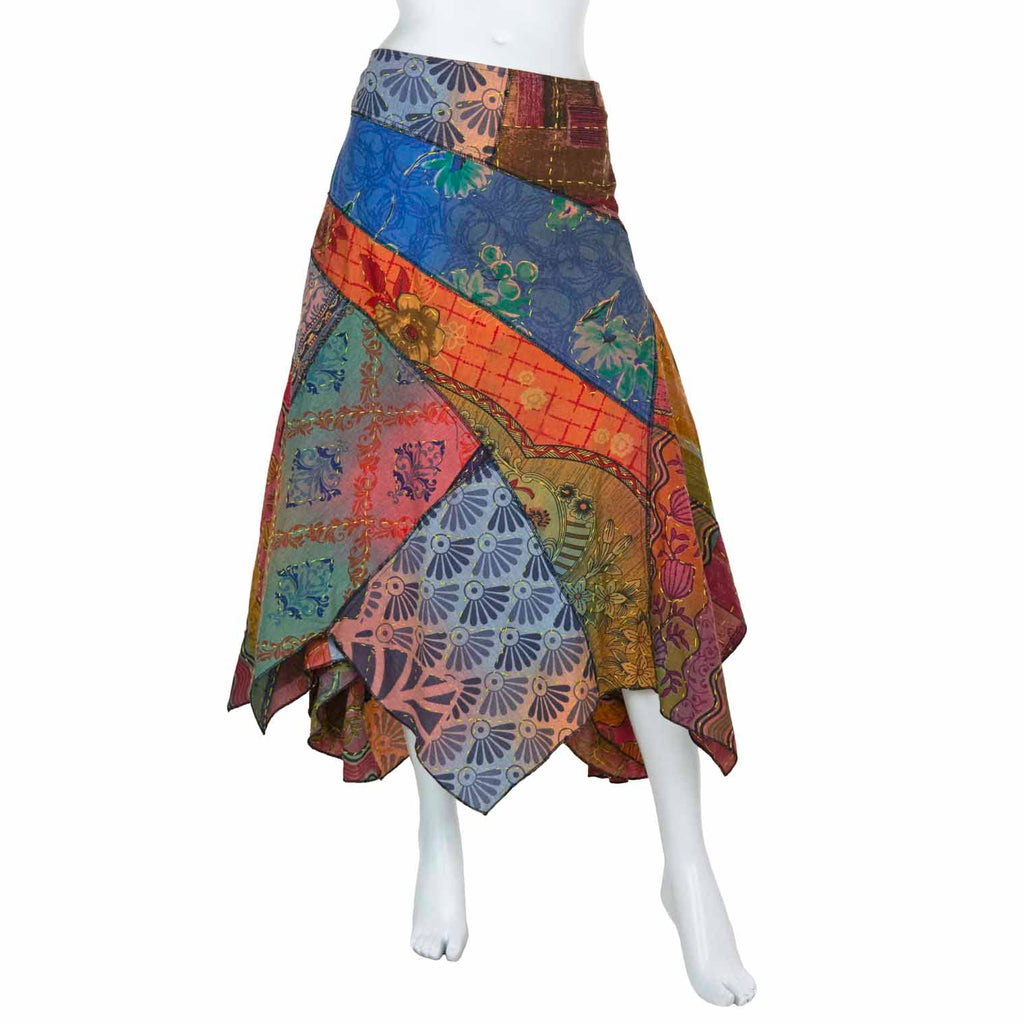 Kantha Hanky Hem Skirt-Siesta Crafts