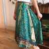 Recycled Sari Reversible Wrap Skirt-Siesta Crafts