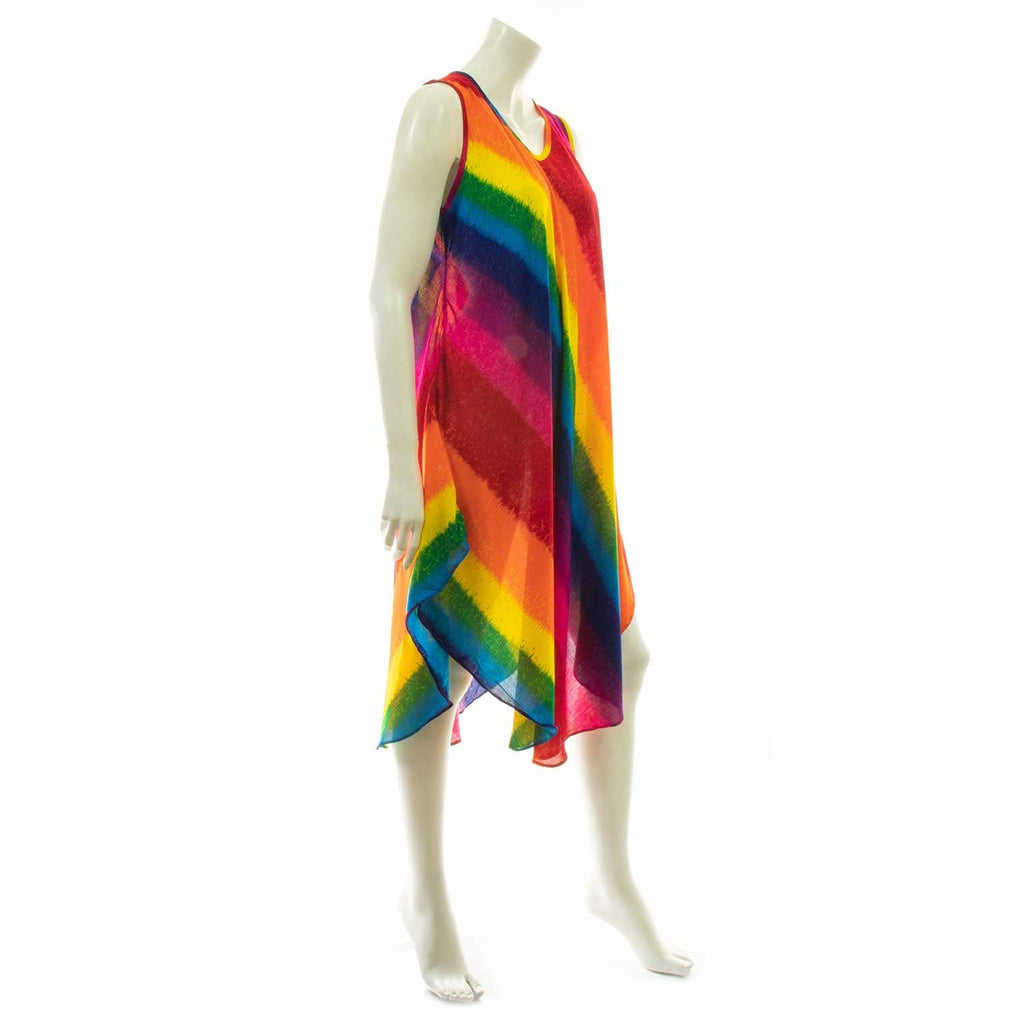 Rainbow Stripes Dress-Siesta Crafts