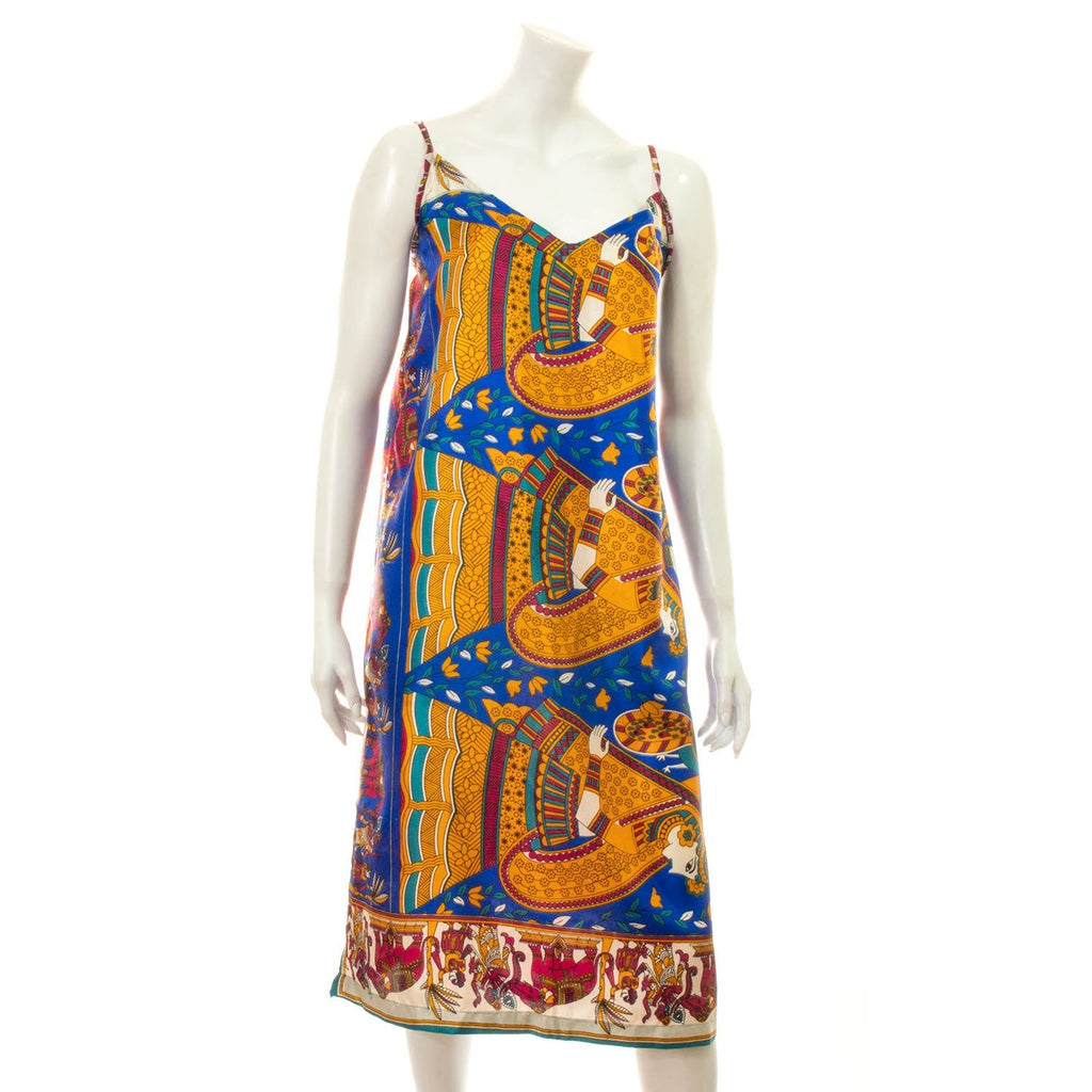 Recycled Sari Slip Dress-Siesta Crafts