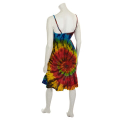 Tie Dye Strappy Dress-Siesta Crafts