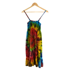 Tie Dye Strappy Dress-Siesta Crafts