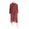 Om Fabric Long Shirt Dress-Siesta Crafts
