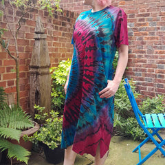 Tie Dye T-Shirt Dress-Siesta Crafts