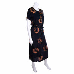 Oval Dress with Belt-Siesta Crafts