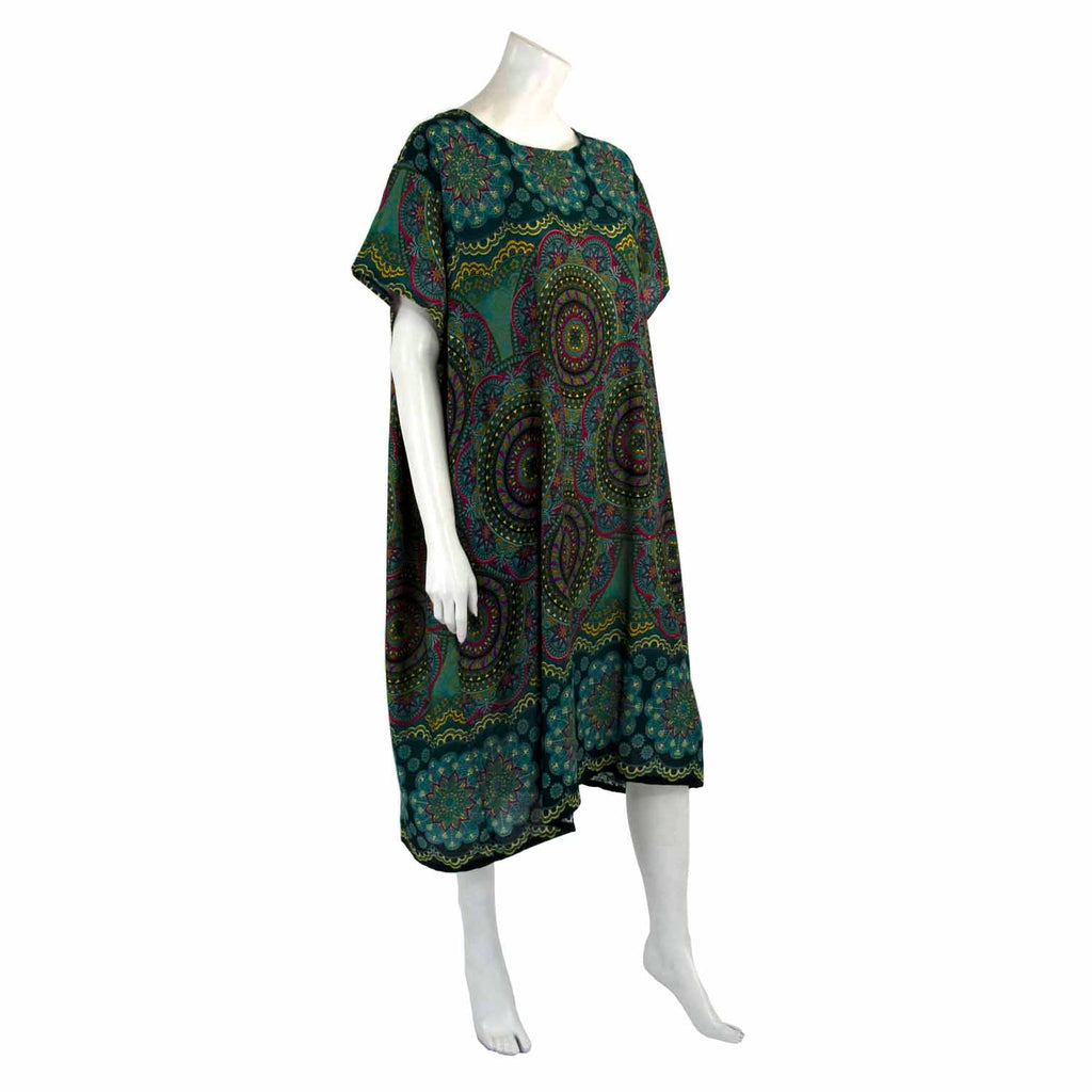 Thai Rose Shift Dress-Siesta Crafts
