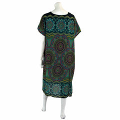 Thai Rose Shift Dress-Siesta Crafts