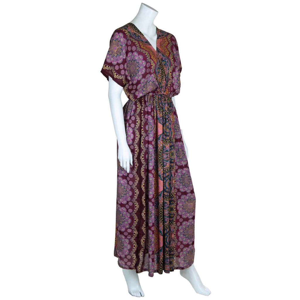 Thai Rose Maxi Dress-Siesta Crafts