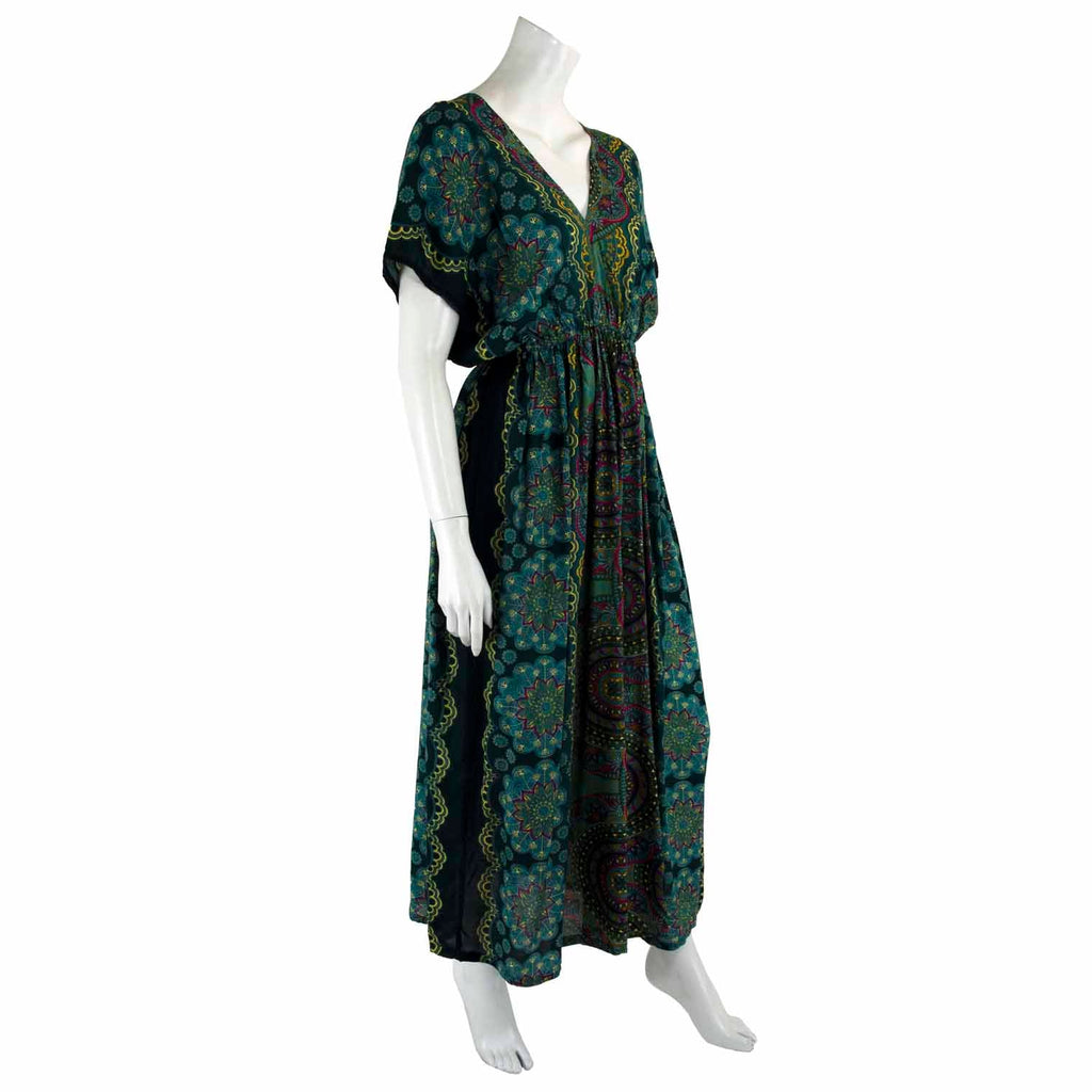 Thai Rose Maxi Dress-Siesta Crafts