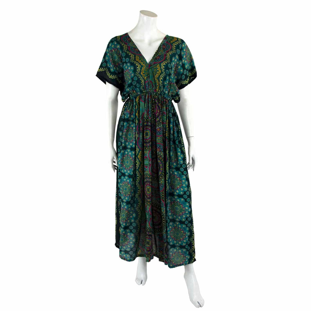 Thai Rose Maxi Dress-Siesta Crafts