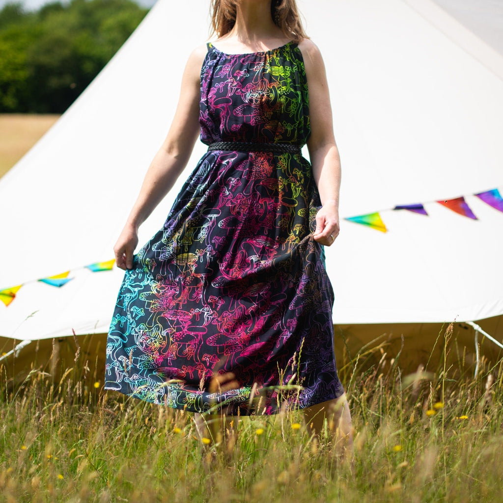 Scoop Back Dress-Siesta Crafts