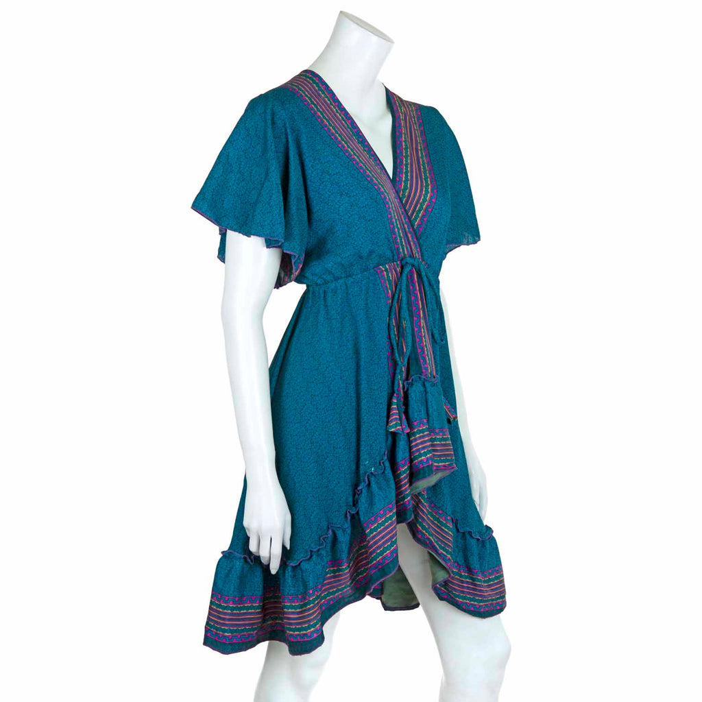 Recycled Sari Waterfall Top-Siesta Crafts