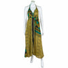 Recycled Sari Tie Up Halter Dress-Siesta Crafts