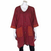 Patterned Pocket Smock Dress-Siesta Crafts