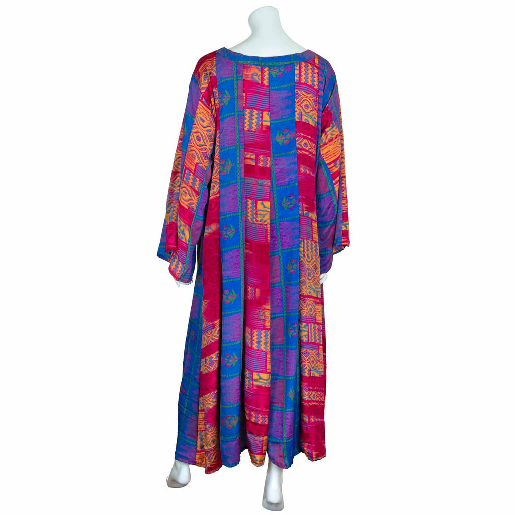 Recycled Sari Panel Dress-Siesta Crafts