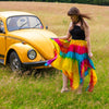 Rainbow Hanky Hem Dress-Siesta Crafts