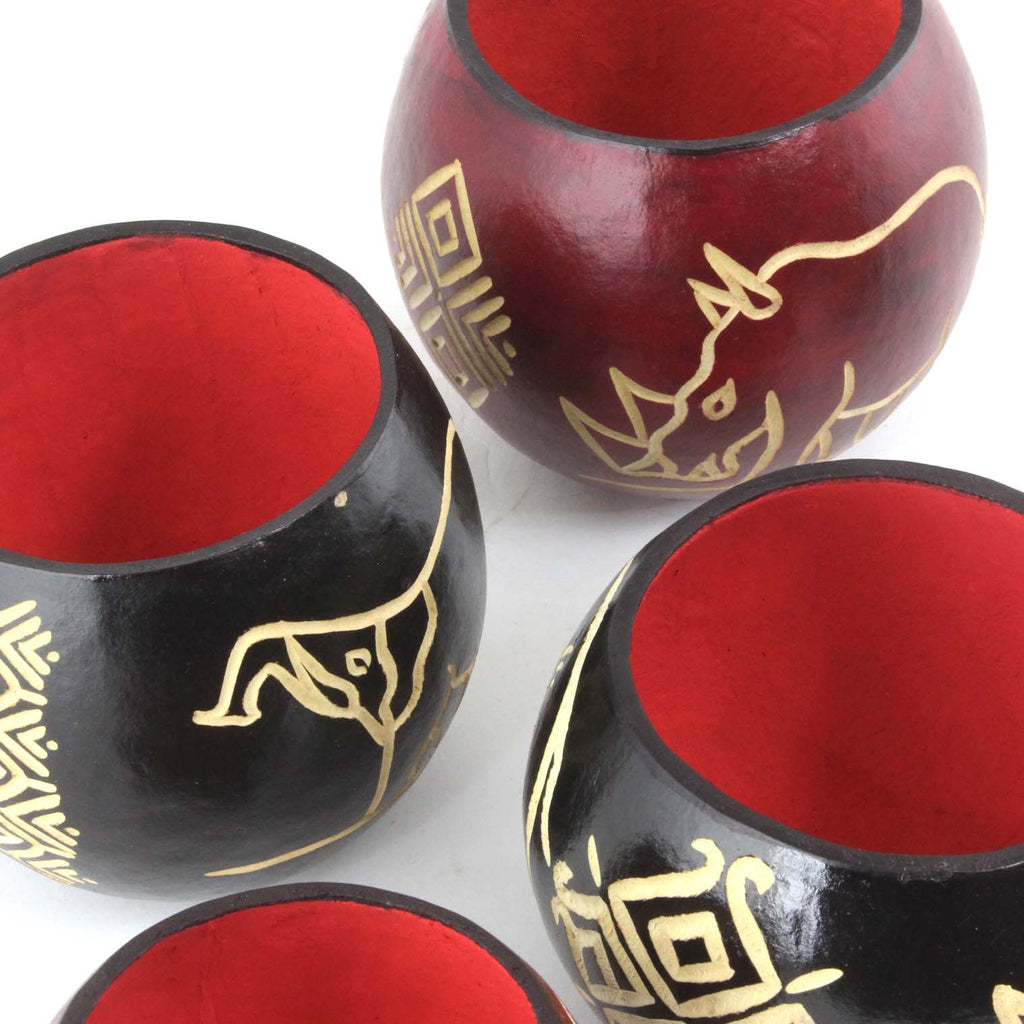 Kenyan Animal Engraved Pot-Siesta Crafts