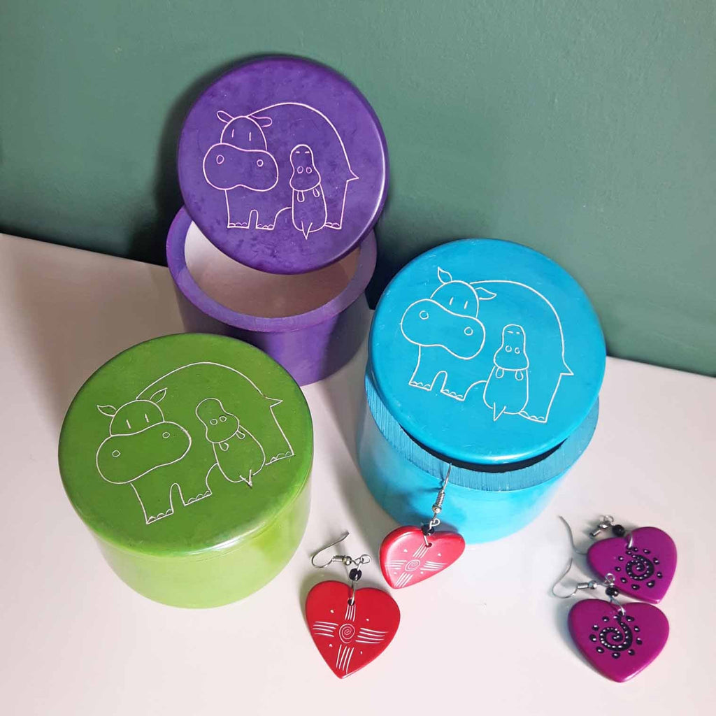 Soapstone Animal Pot-Siesta Crafts