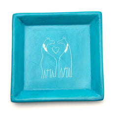 Two Giraffes Soapstone Tray-Siesta Crafts