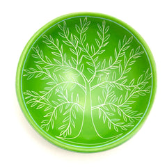 Round Tree of Life Soapstone Dish-Siesta Crafts