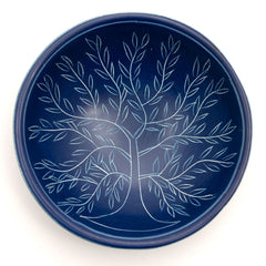 Round Tree of Life Soapstone Dish-Siesta Crafts