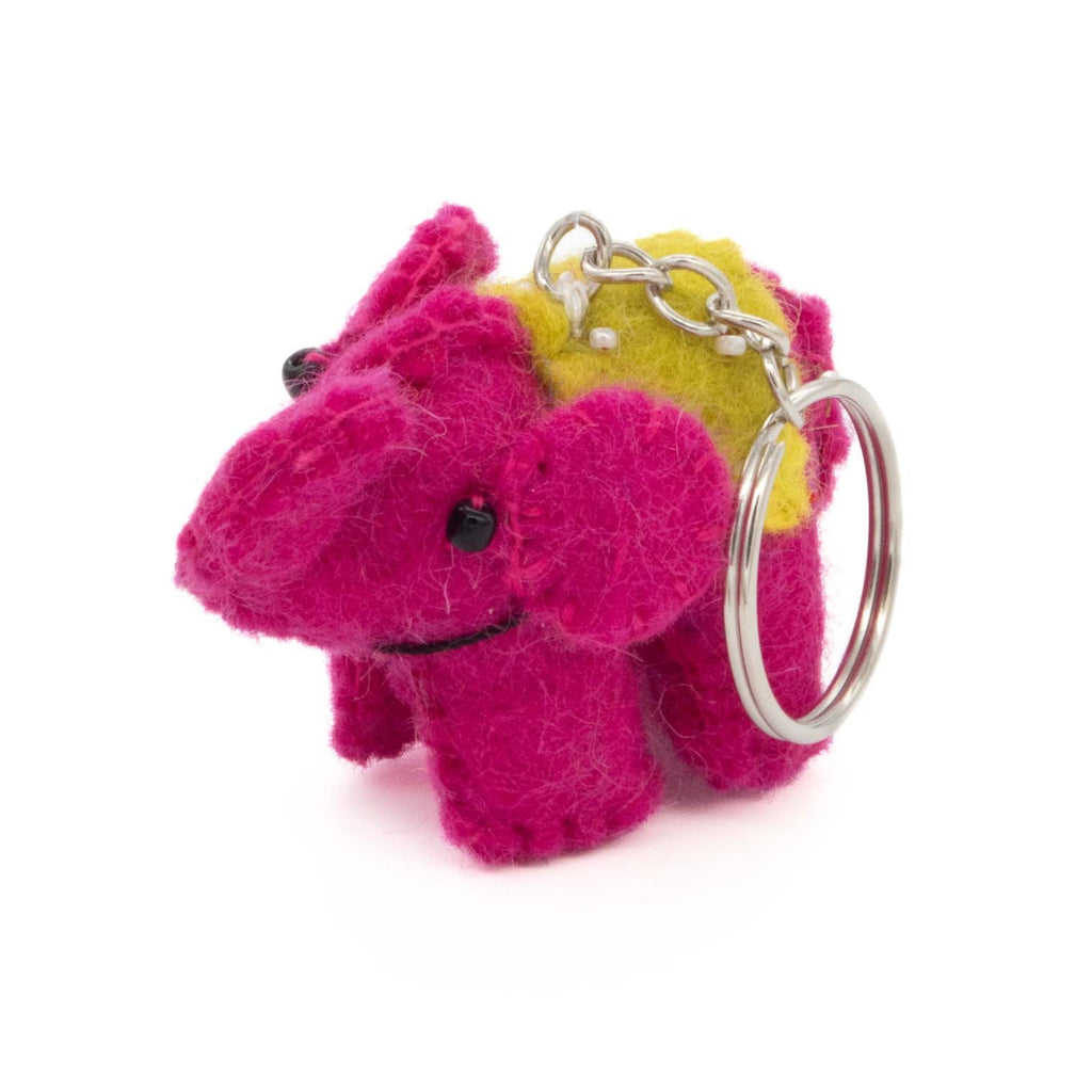 Elephant Felt Keyring-Siesta Crafts
