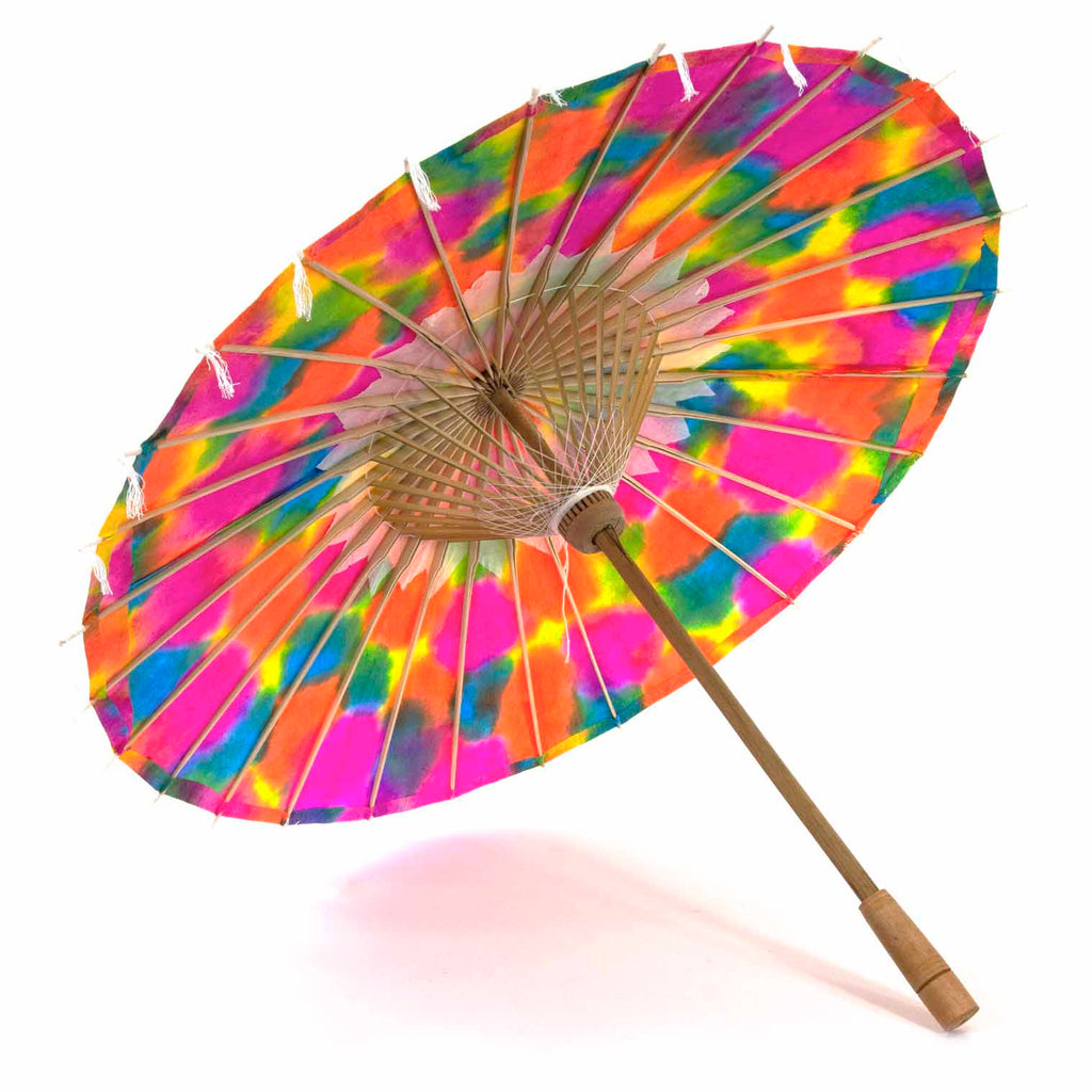 Tie Dye Saa Paper Parasol-Siesta Crafts