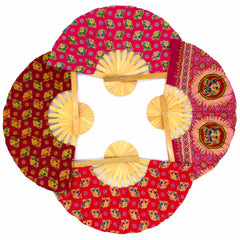 Ten Thai Fans - Elephant-Siesta Crafts