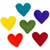 Set of Seven Felt Hearts-Siesta Crafts