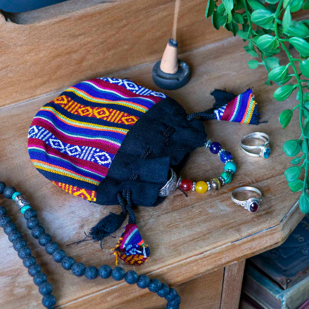 Tibetan Drawstring Pouch-Siesta Crafts