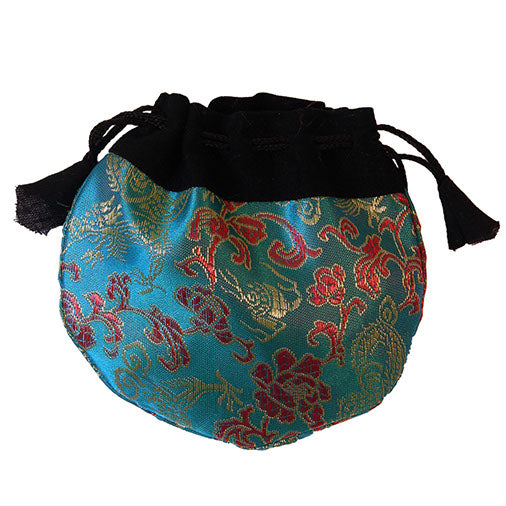 Brocade Drawstring Pouch-Siesta Crafts