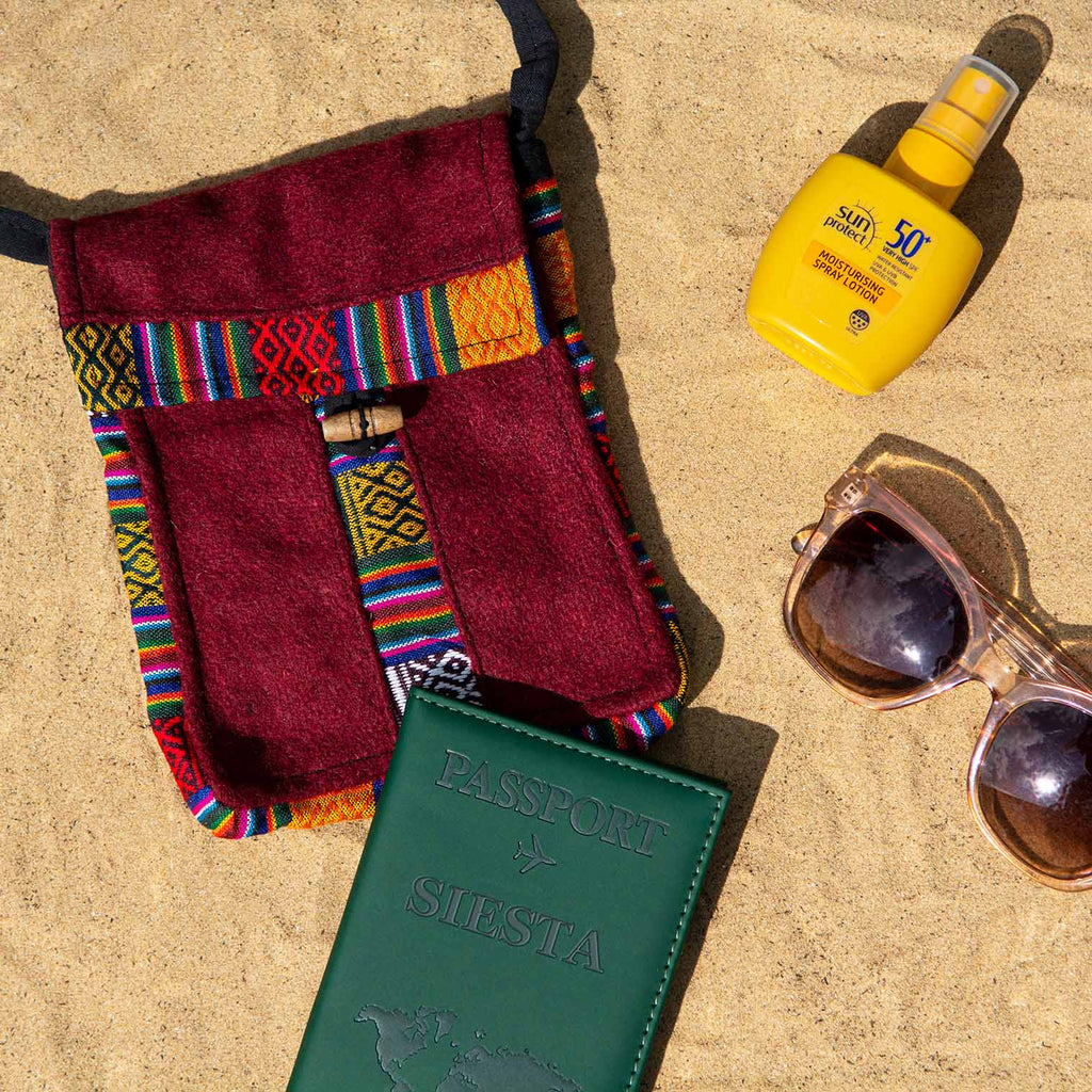 Woollen Passport Bag-Siesta Crafts