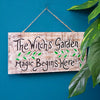 Witch's Garden Plaque-Siesta Crafts