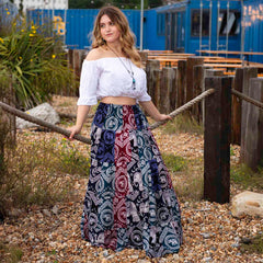 Thai Elephant Patch Skirt-Siesta Crafts