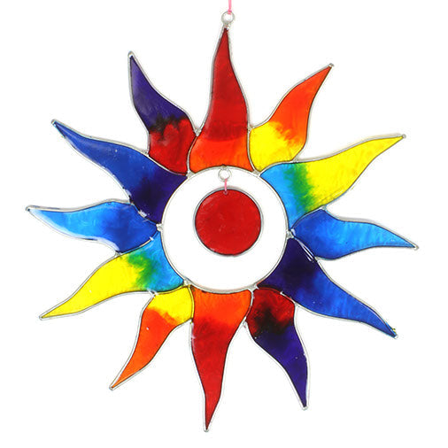 Rainbow Sun Suncatcher-Siesta Crafts