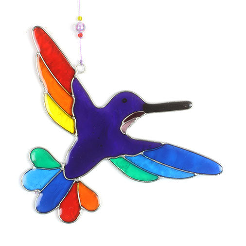 Rainbow Hummingbird Suncatcher-Siesta Crafts