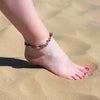 Charm Anklet with Shell-Siesta Crafts