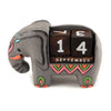 Elephant Perpetual Calendar-Siesta Crafts