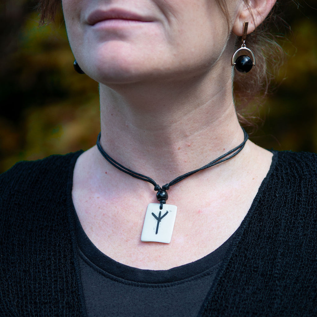Rune Pendant Necklaces - Set of Eight-Siesta Crafts