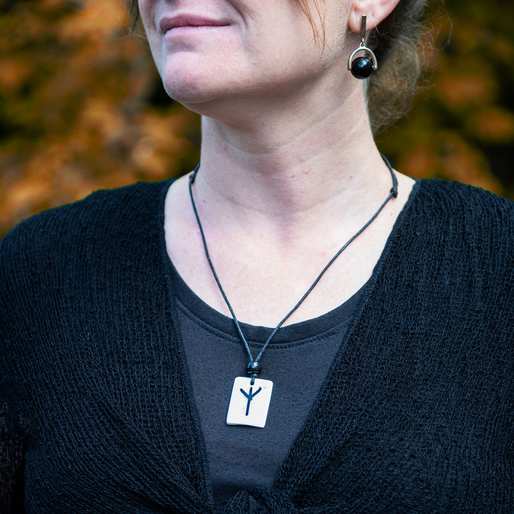 Rune Pendant Necklaces - Set of Eight-Siesta Crafts